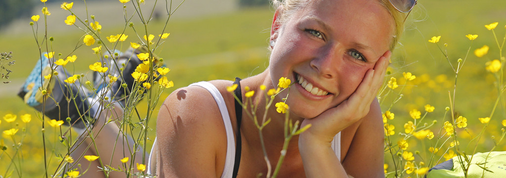 Mädchen im Sommer